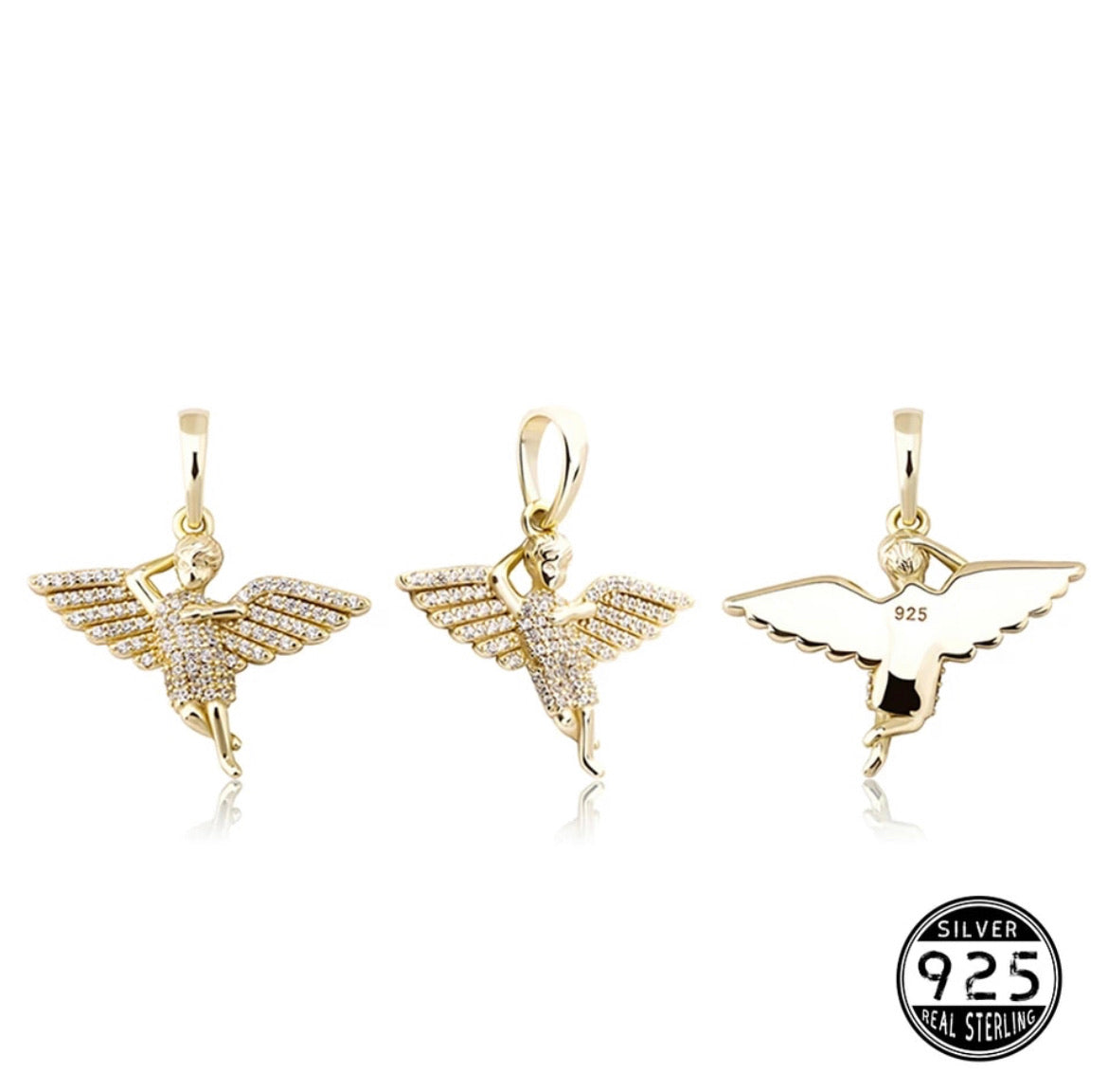 925 Mini Angel Necklace