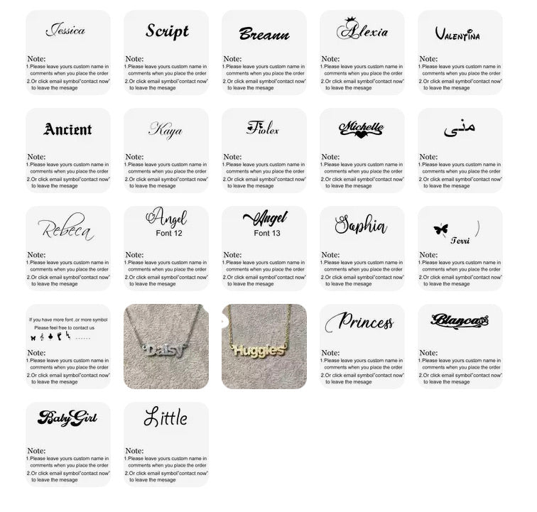 Personalized Nameplate Necklace