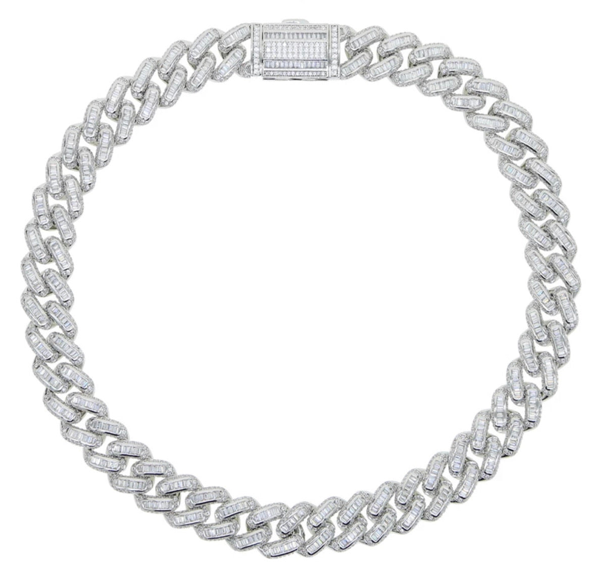 Baguette Cuban Link Chain