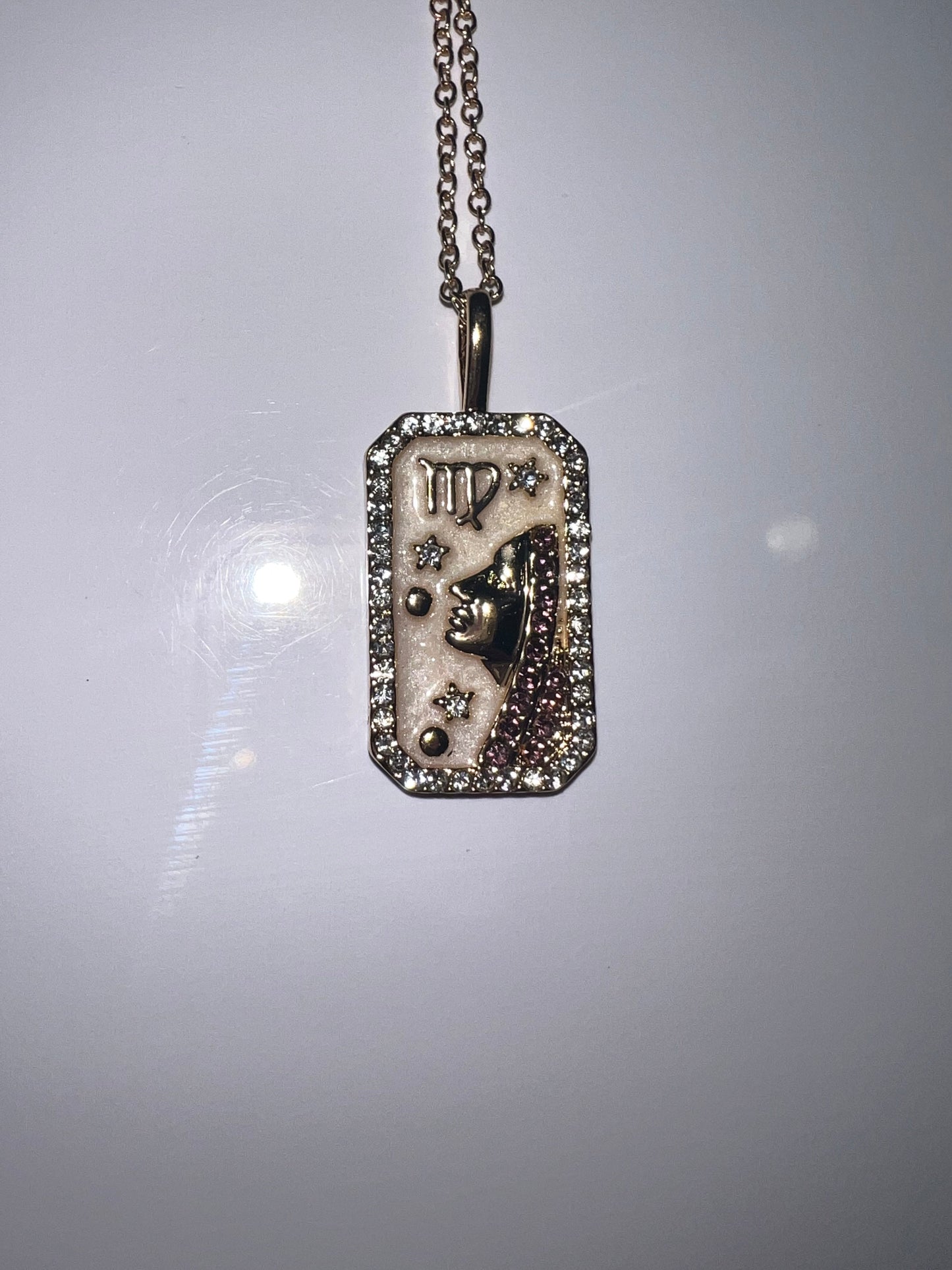 Bling Zodiac Amulet Necklace