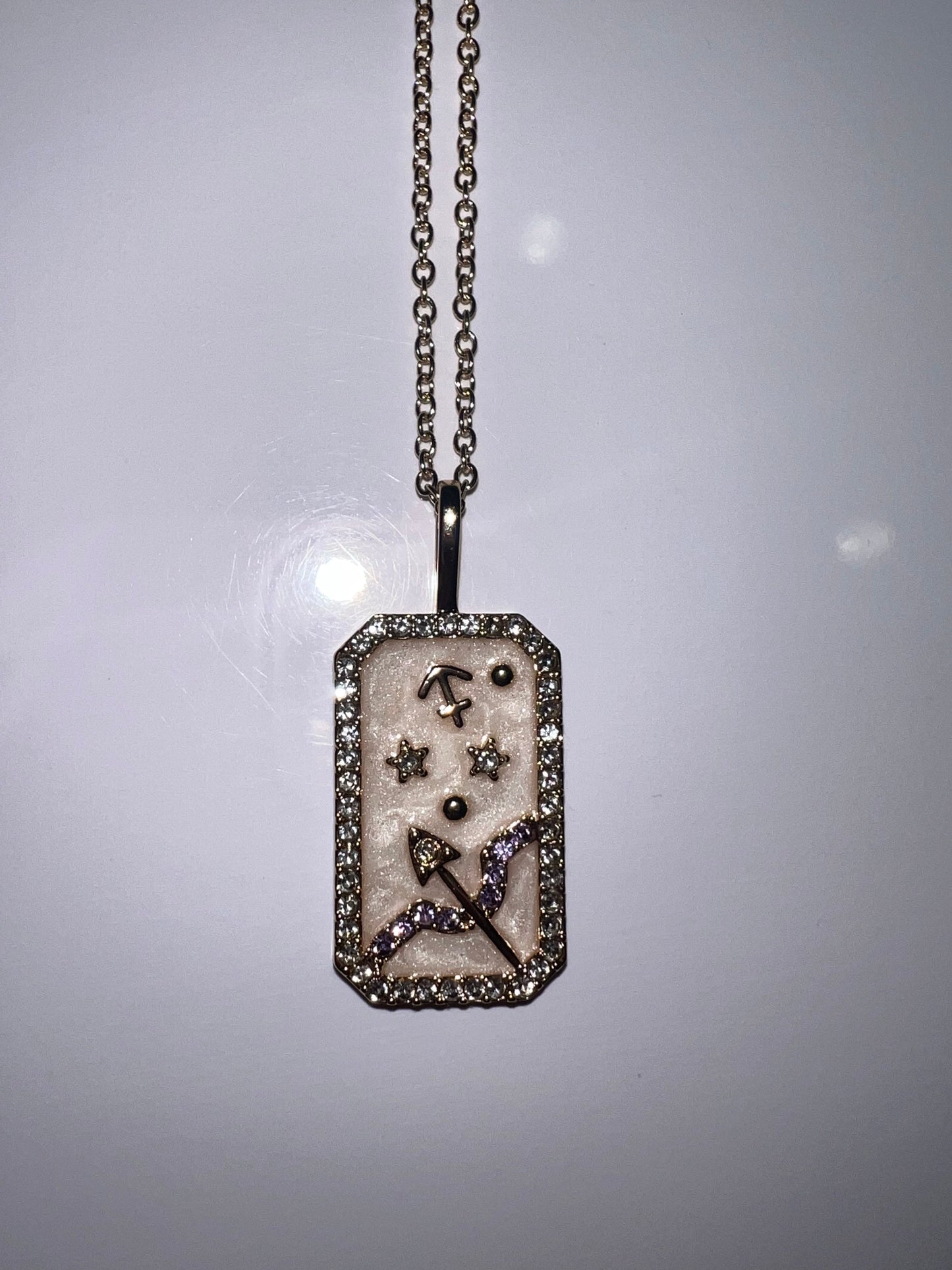 Bling Zodiac Amulet Necklace