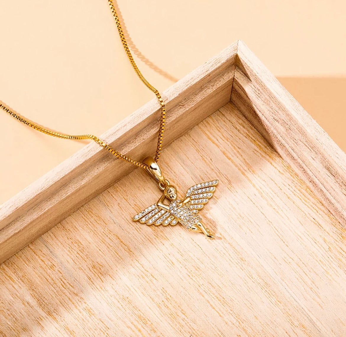 925 Mini Angel Necklace