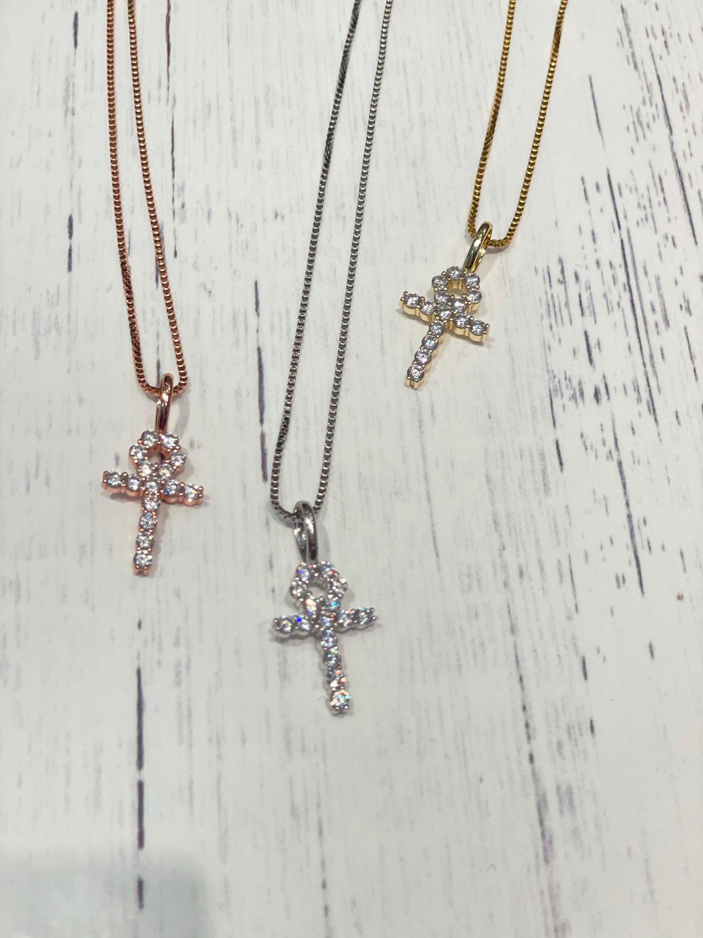 925 Mini Ankh Necklace