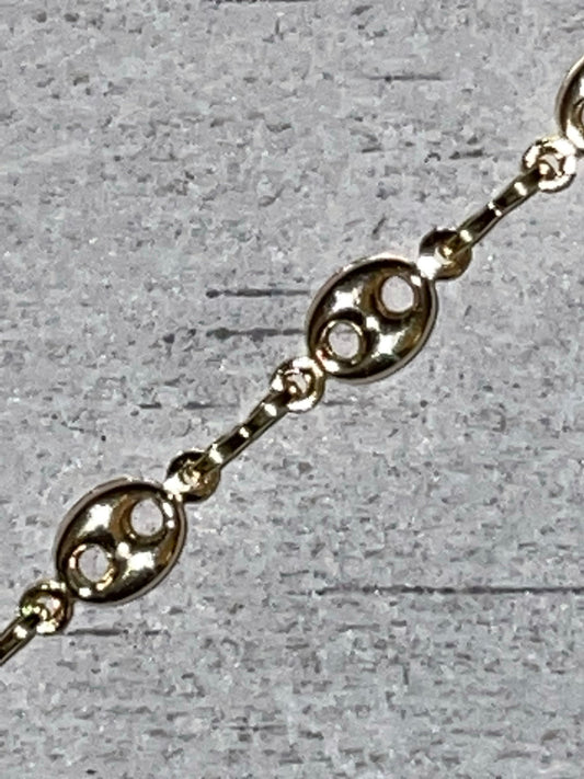 Mini Puffer link Anklet