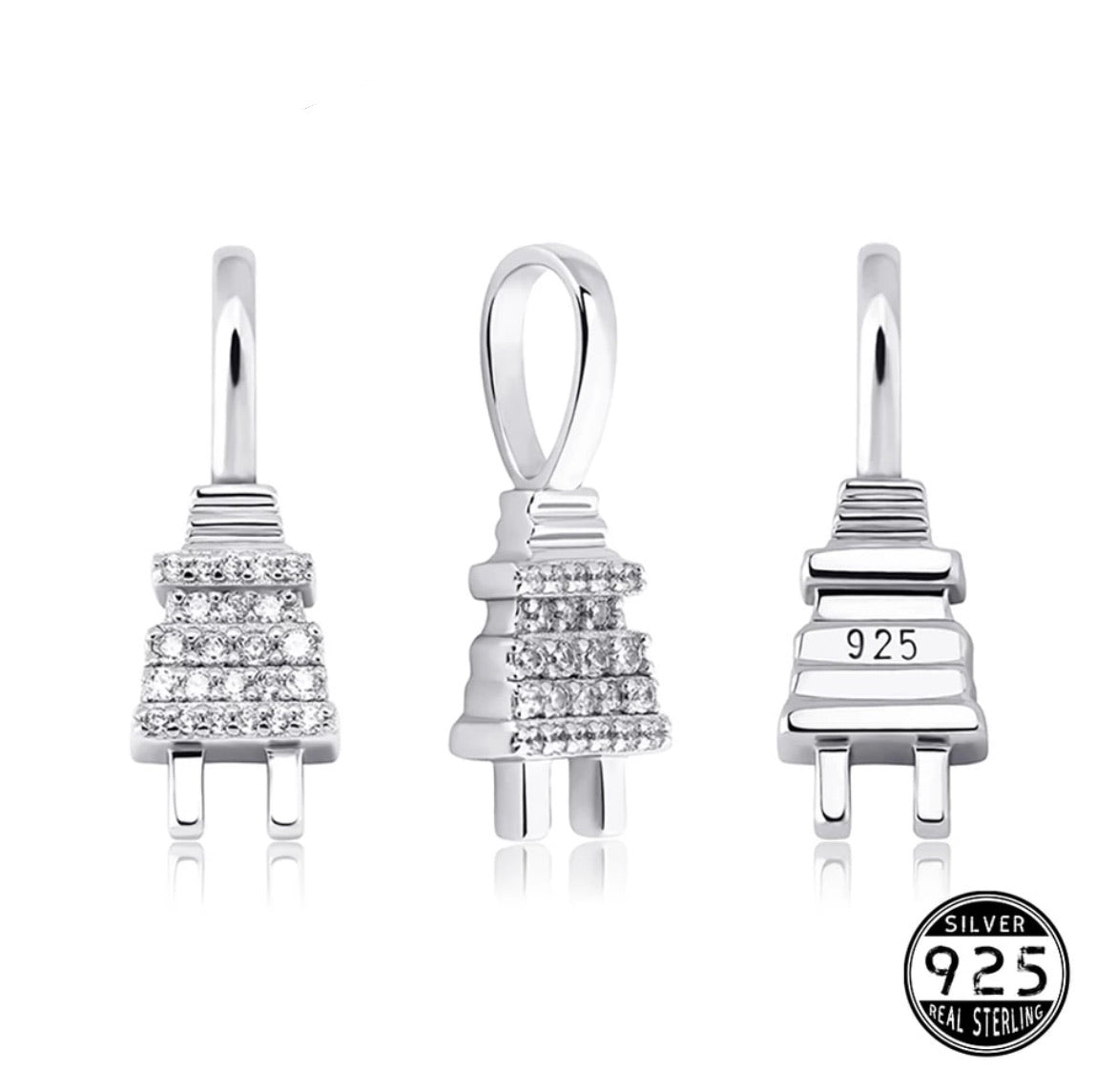 925 Mini Plug Necklace