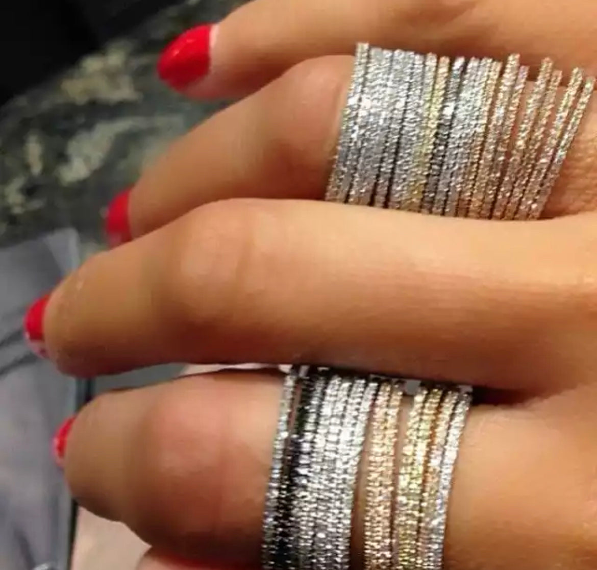 Thin Pave Eternity Band