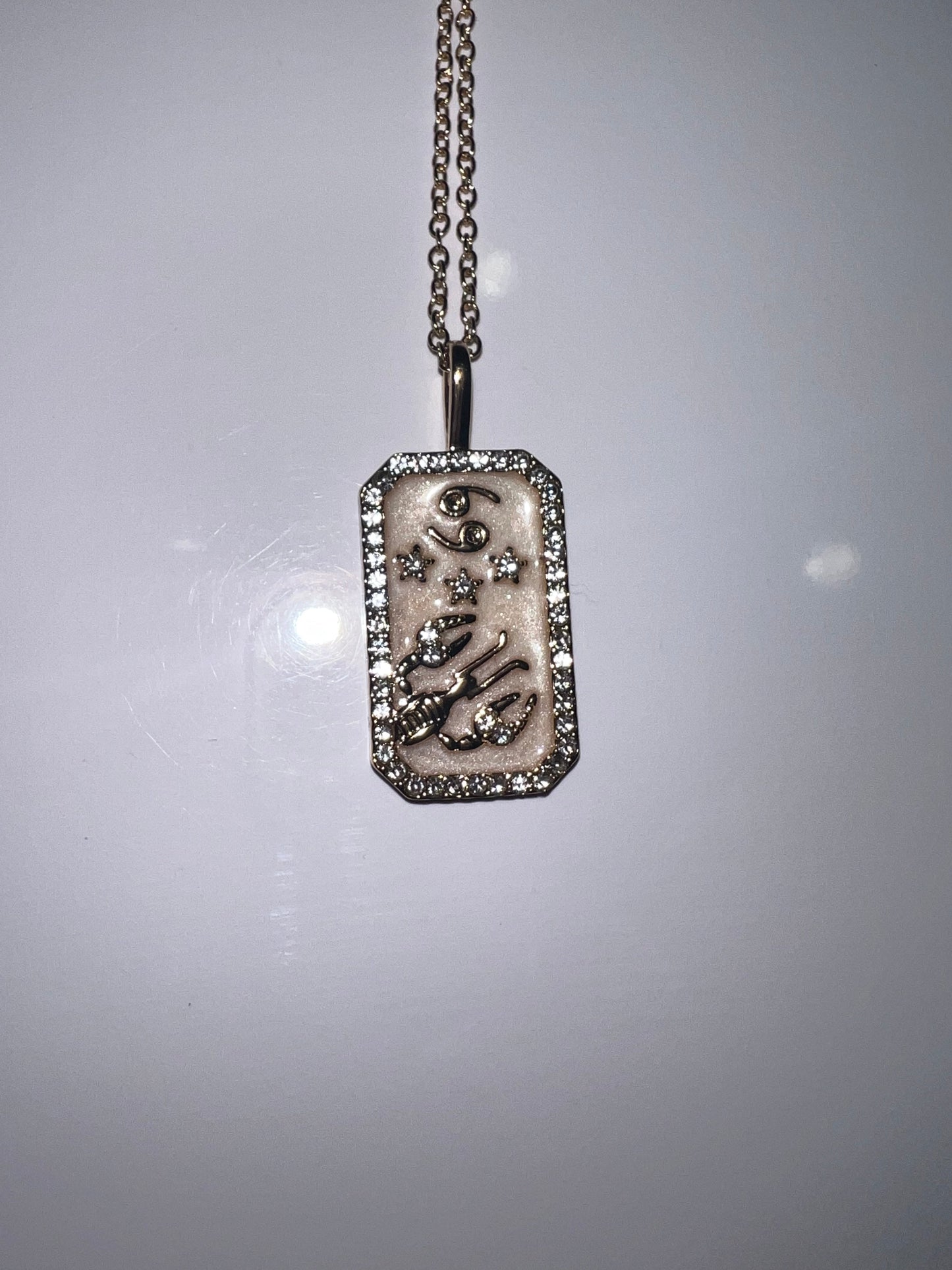 Bling Zodiac Amulet Necklace