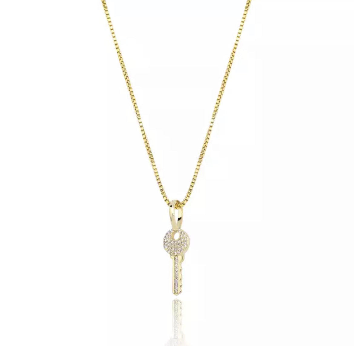 925 Mini Key Necklace
