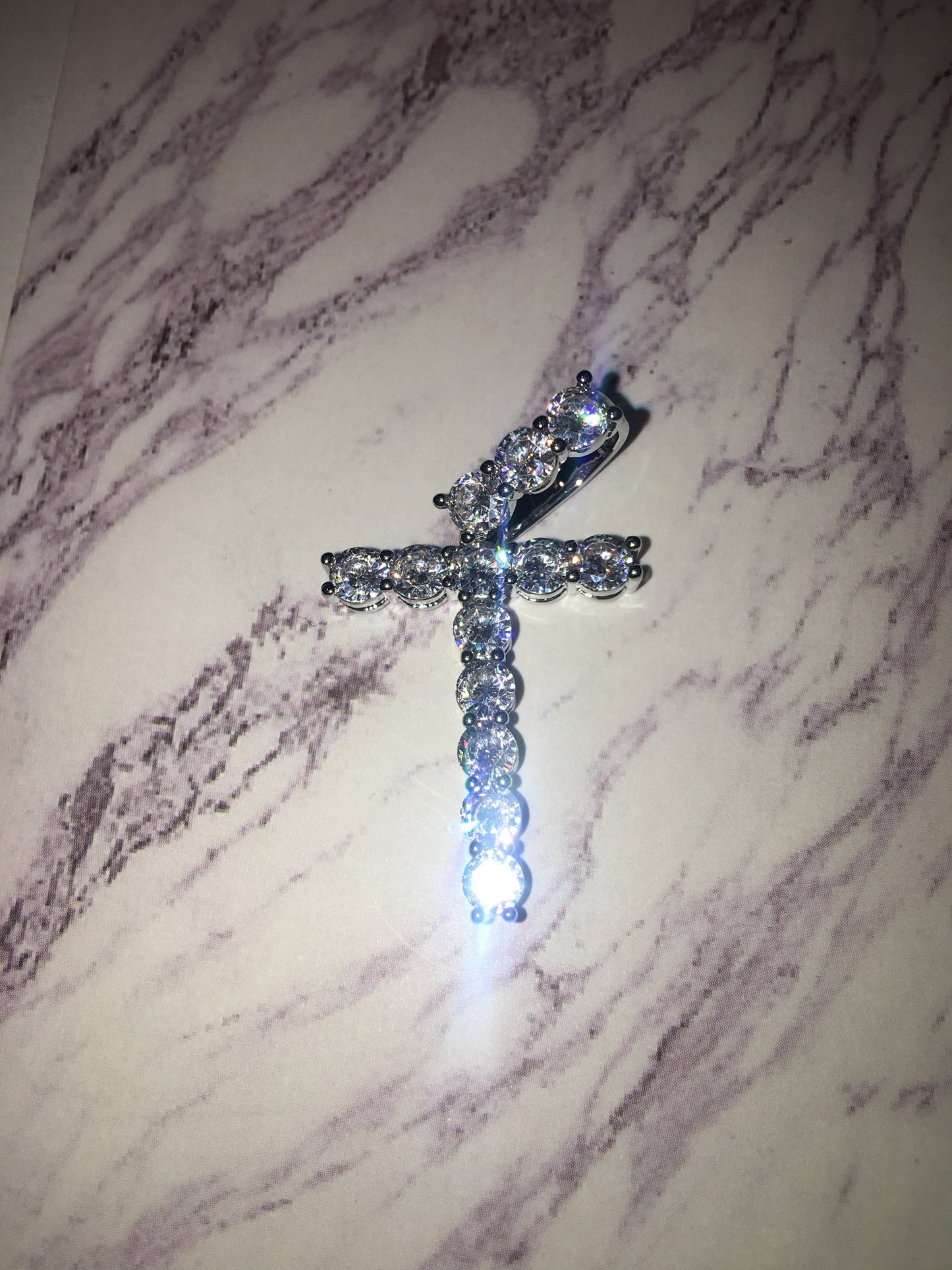 Tennis Necklace with Initial