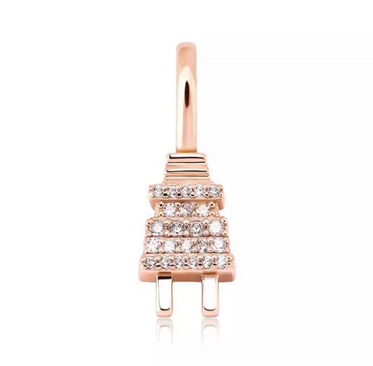 925 Mini Plug Necklace