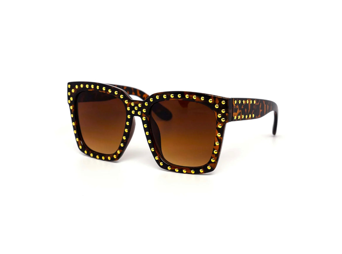 Oversized Studded Shades