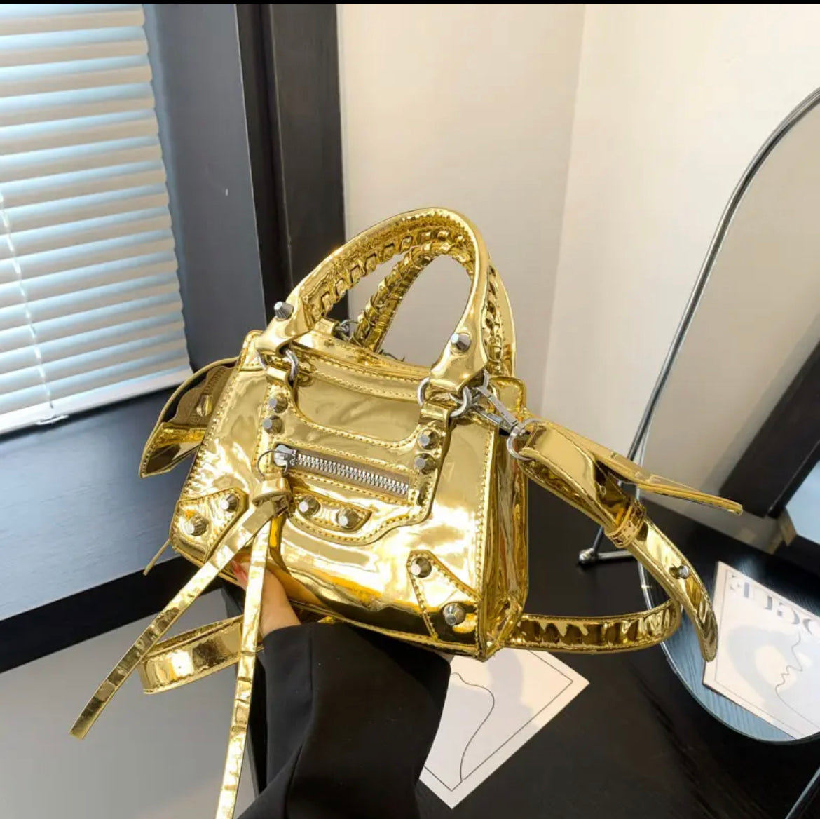 Metallic Gold Belenci Bag