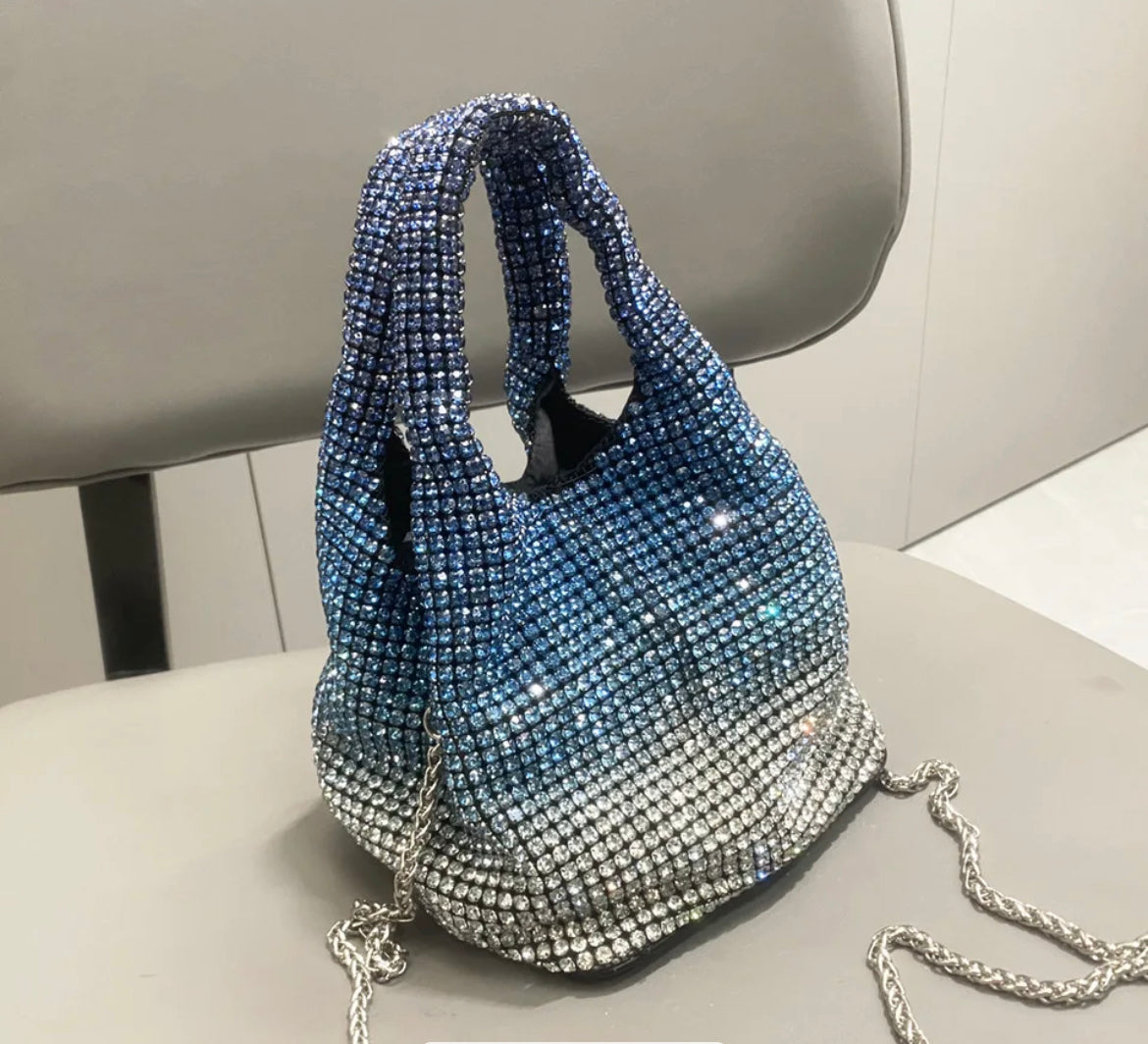 Mini Crystal Hobo Bag