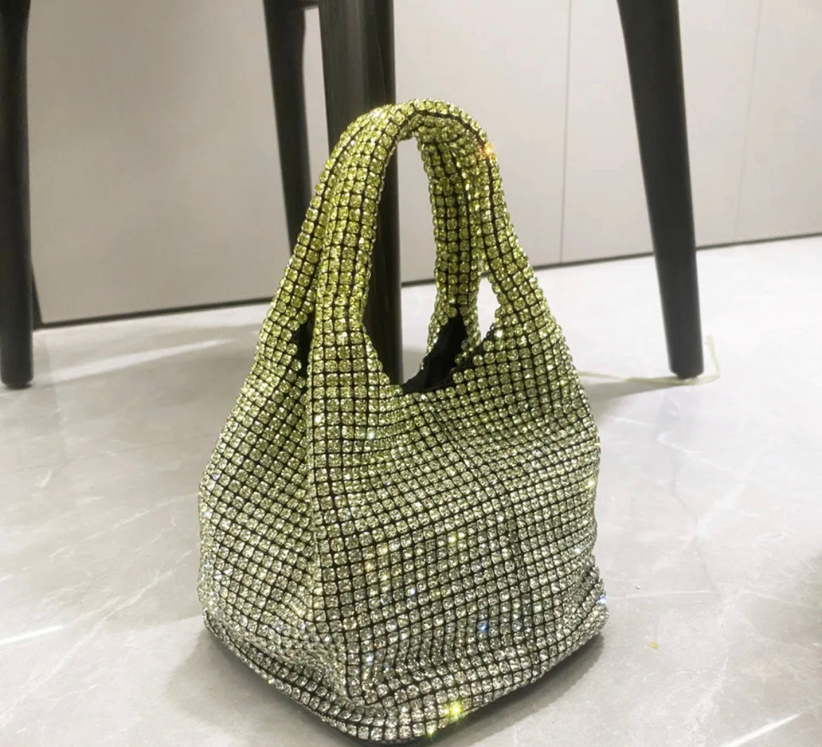 Mini Crystal Hobo Bag