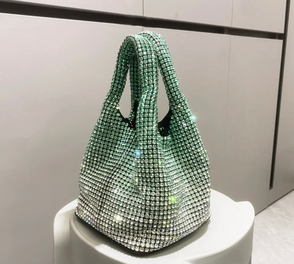 Mini Crystal Hobo Bag