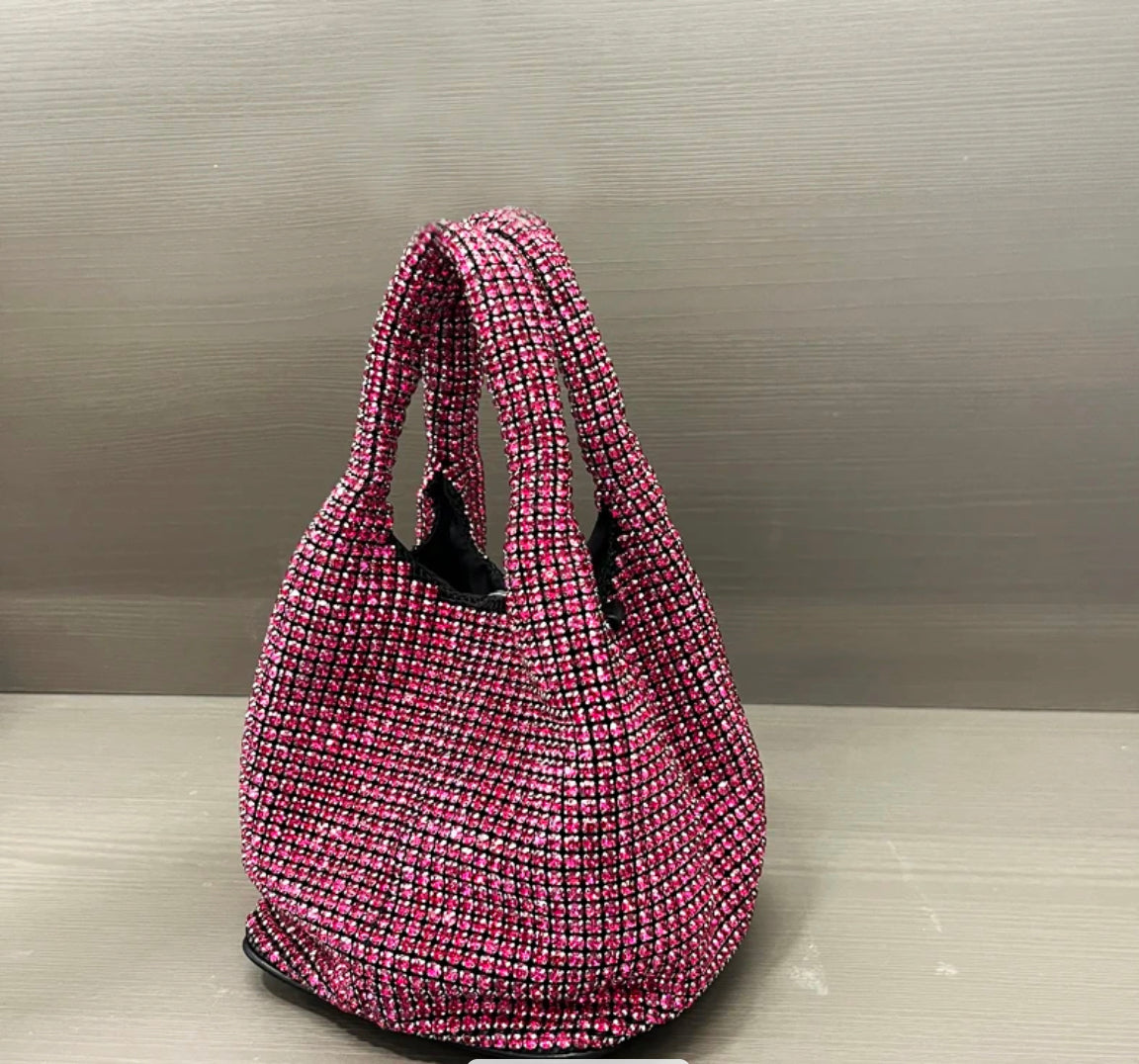 Mini Crystal Hobo Bag