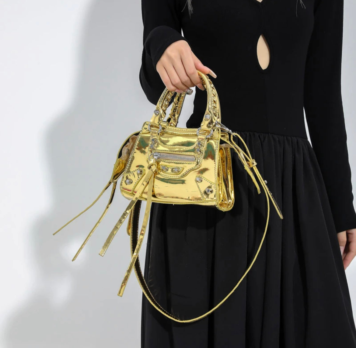 Metallic Gold Belenci Bag