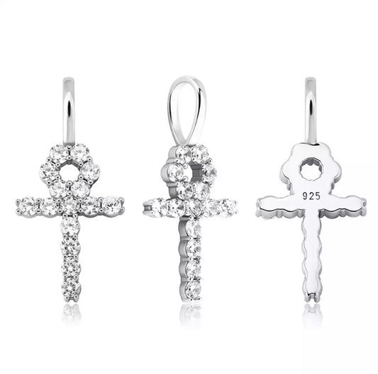 925 Mini Ankh Necklace