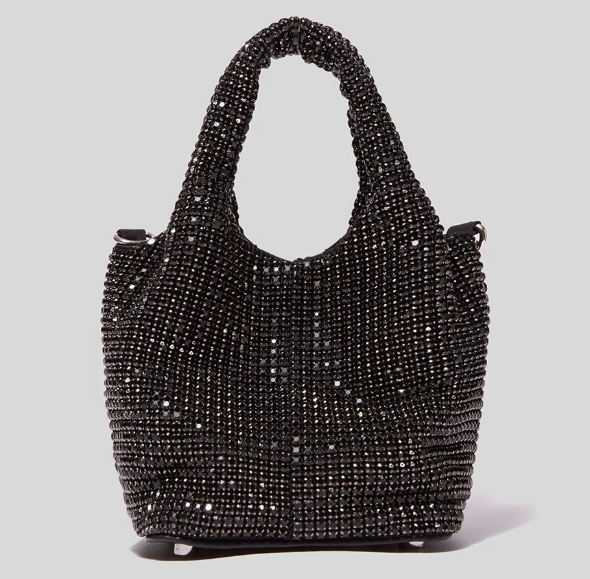 Mini Crystal Hobo Bag