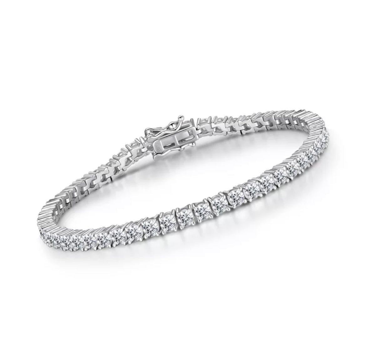 3mm 925 Sterling silver tennis bracelet