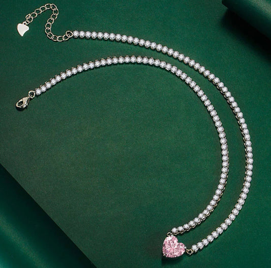 925 Mini Tennis Gem Necklace