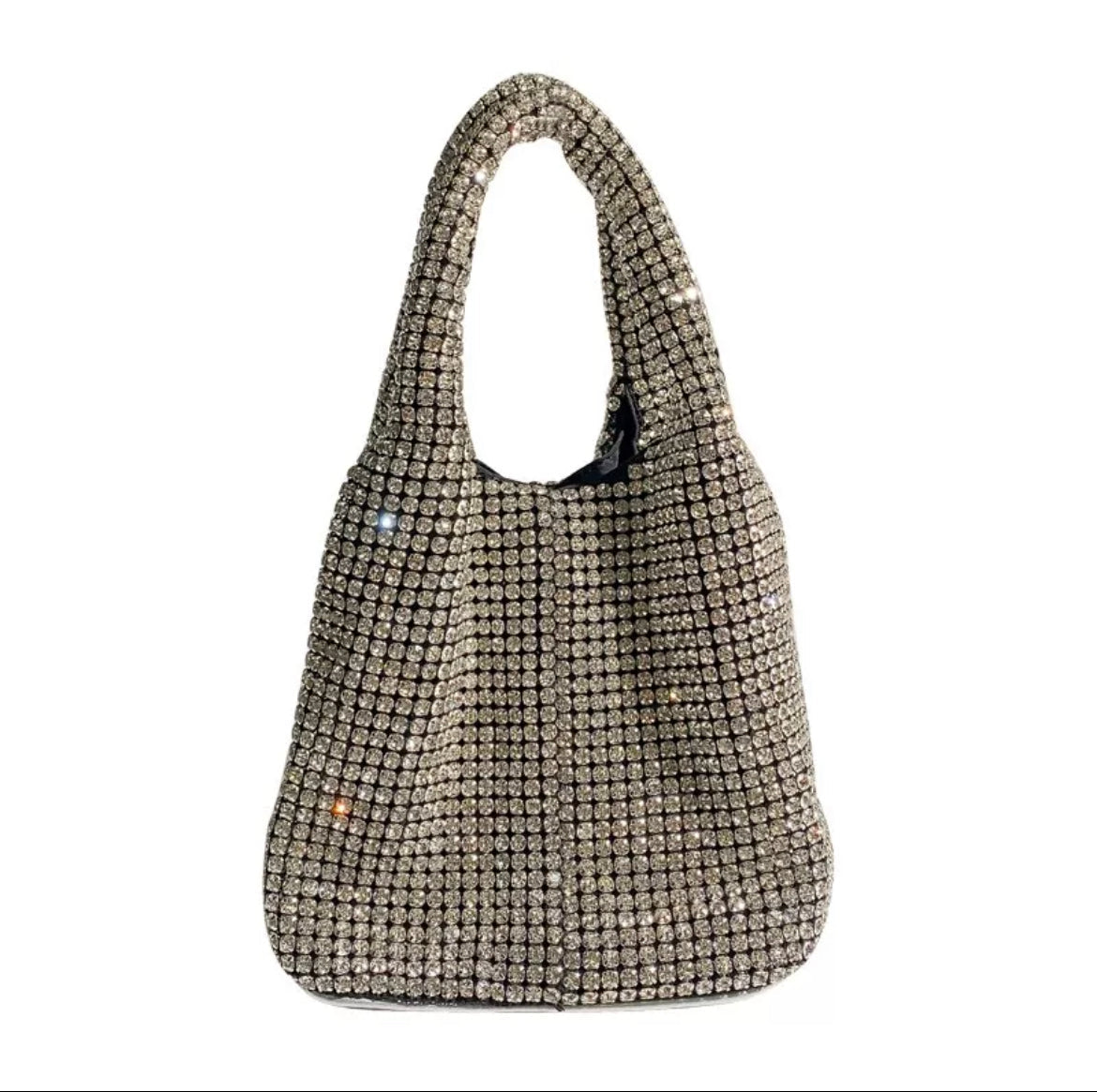 Mini Crystal Hobo Bag