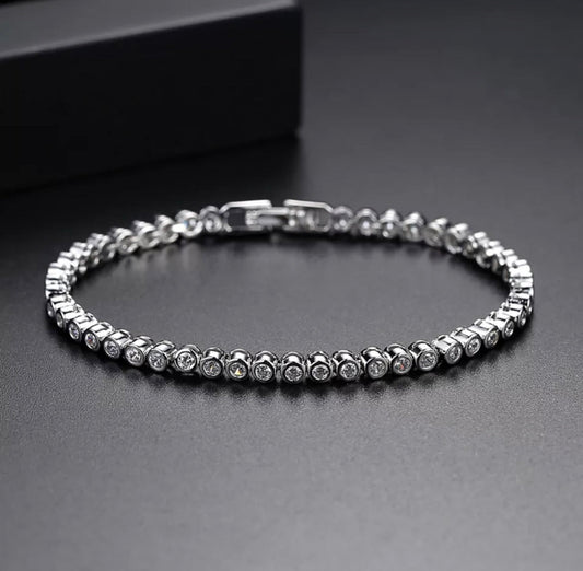 Round cut Tennis Bracelet