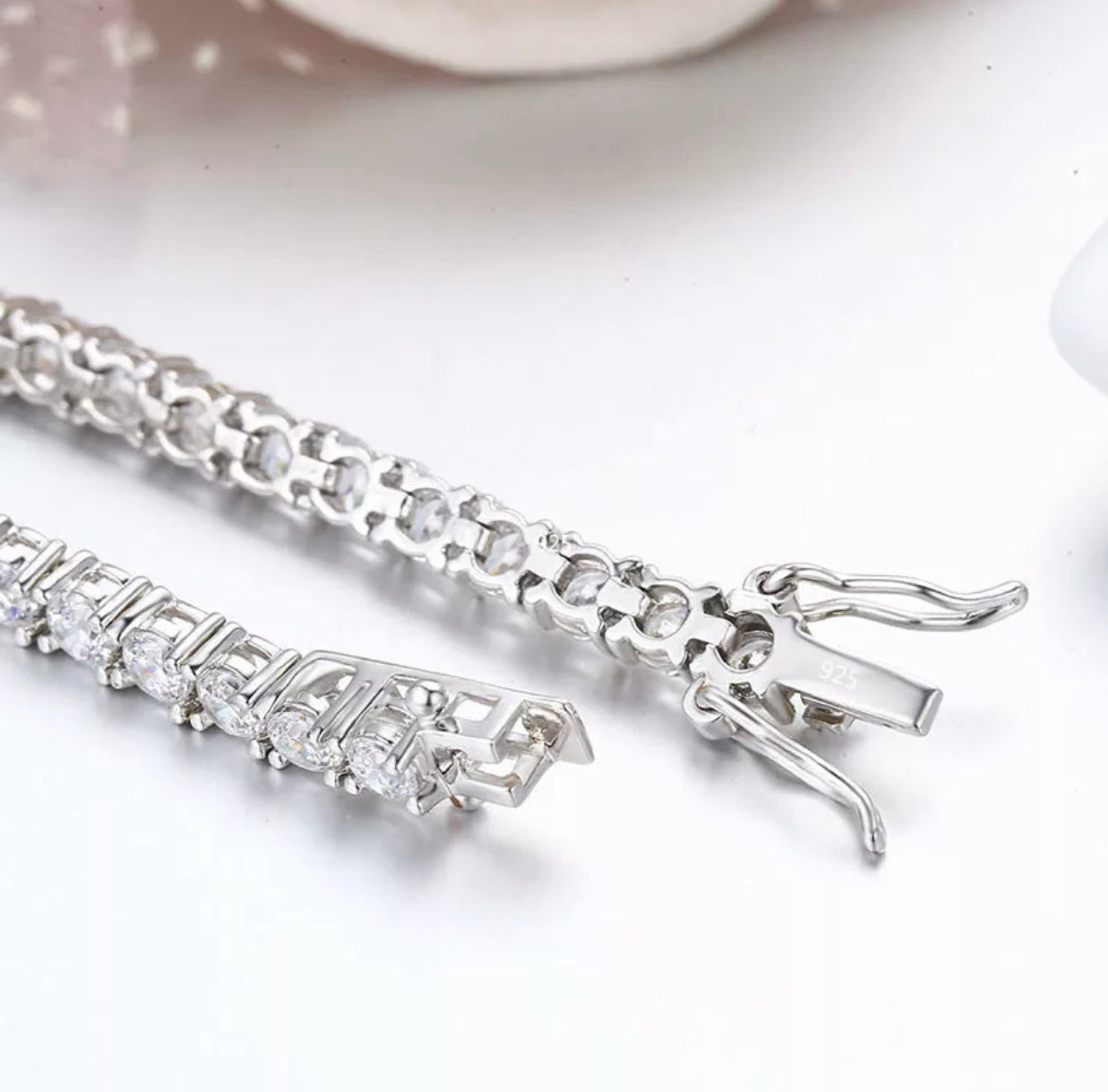 3mm 925 Sterling silver tennis bracelet