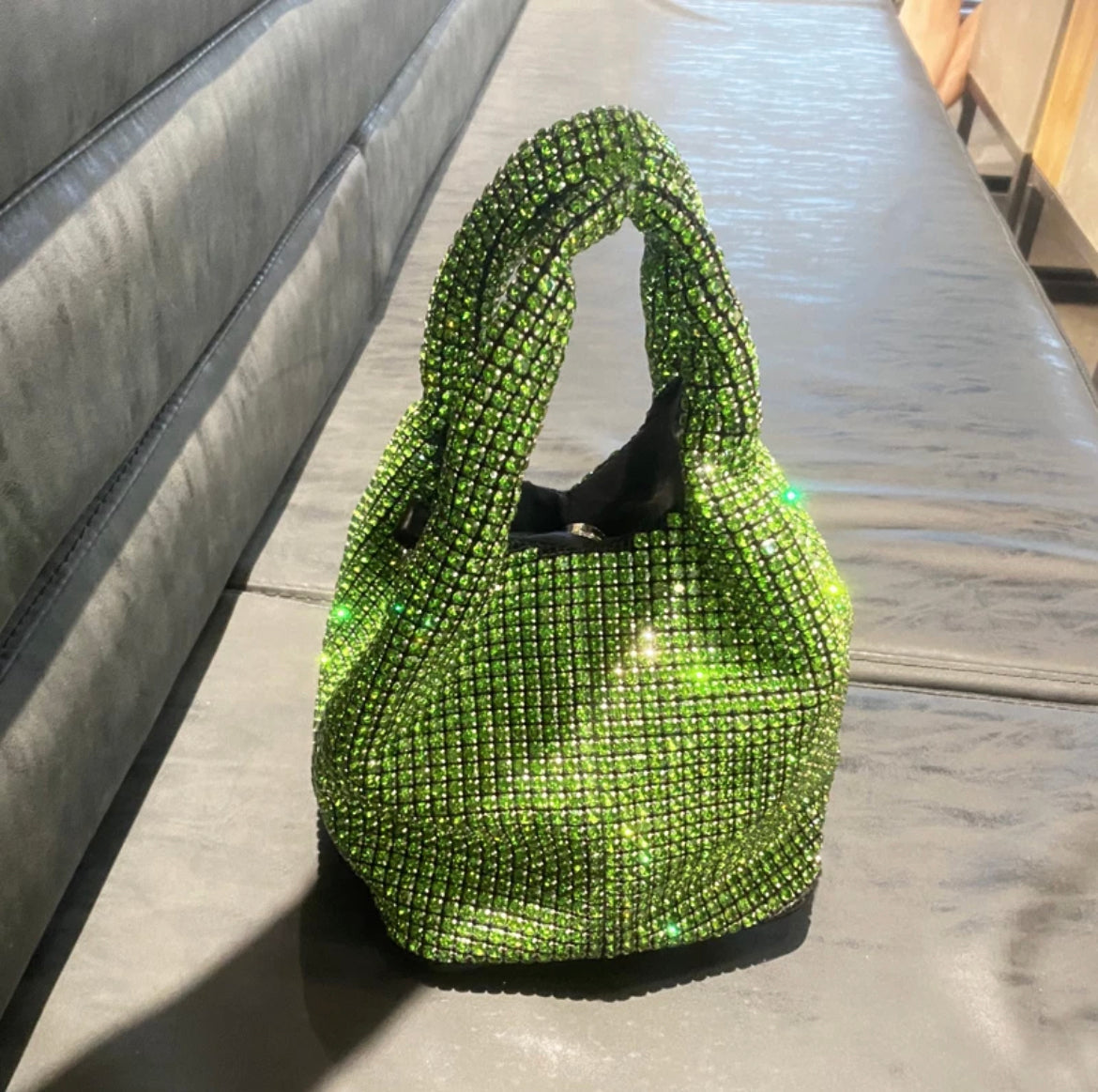 Mini Crystal Hobo Bag