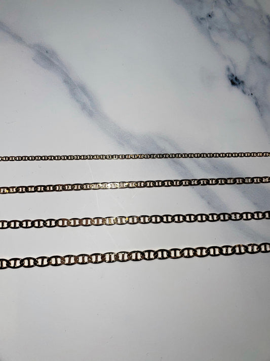 18k Gold-filled Mariner Link Anklet