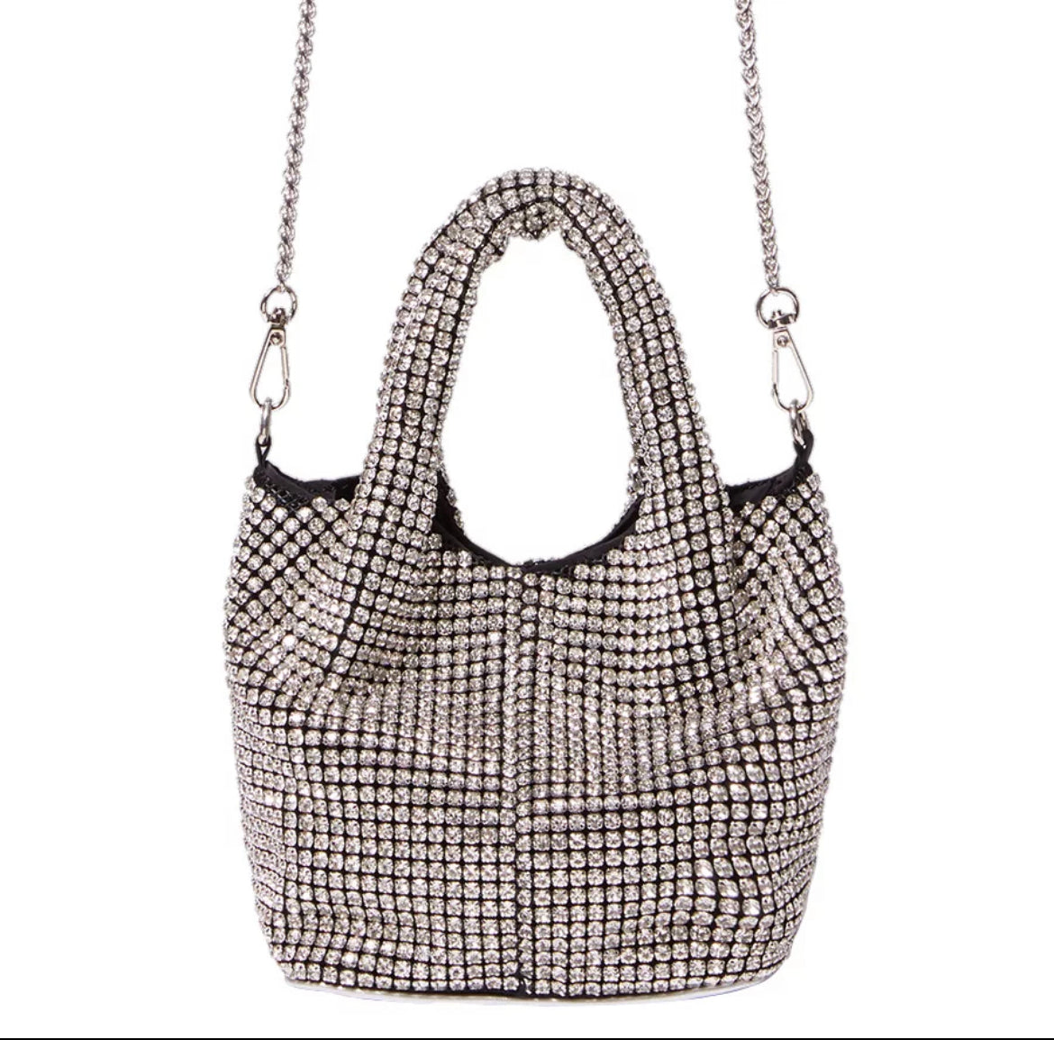 Mini Crystal Hobo Bag