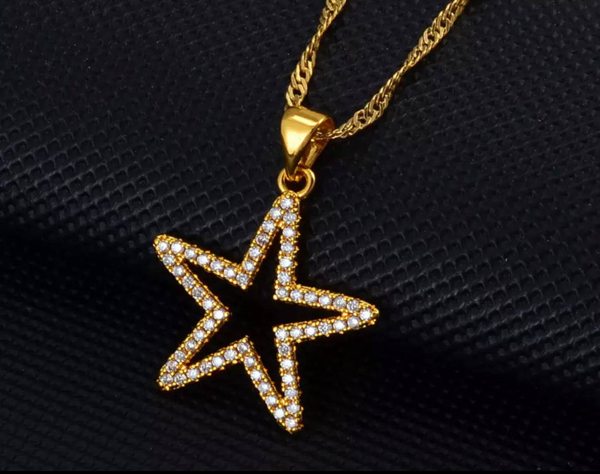 Moon/Star Charm necklace