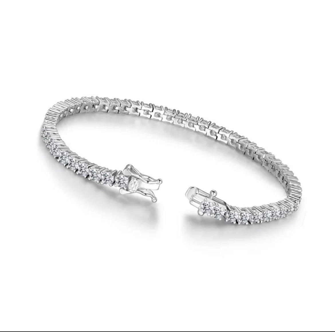 3mm 925 Sterling silver tennis bracelet